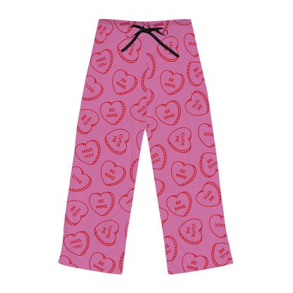 Valentine's Day Women's Pajama Pants - 'Love' and 'Be Mine' Pattern