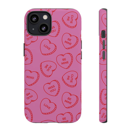 iPhone Case - Valentine Candy Heart Tough Case