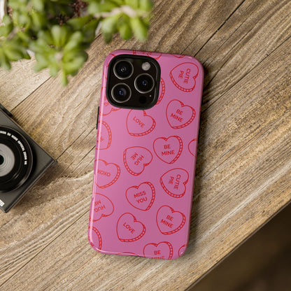 iPhone Case - Valentine Candy Heart Tough Case