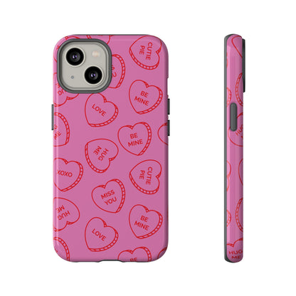 iPhone Case - Valentine Candy Heart Tough Case