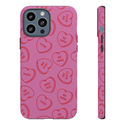 iPhone Case - Valentine Candy Heart Tough Case