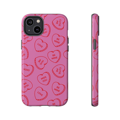 iPhone Case - Valentine Candy Heart Tough Case