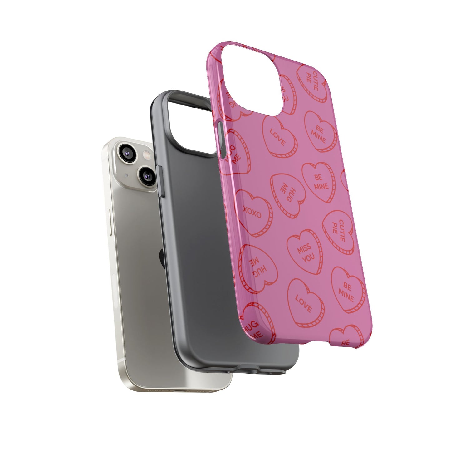 iPhone Case - Valentine Candy Heart Tough Case