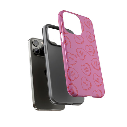 iPhone Case - Valentine Candy Heart Tough Case