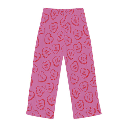 Valentine's Day Women's Pajama Pants - 'Love' and 'Be Mine' Pattern