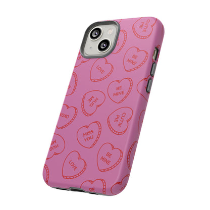 iPhone Case - Valentine Candy Heart Tough Case