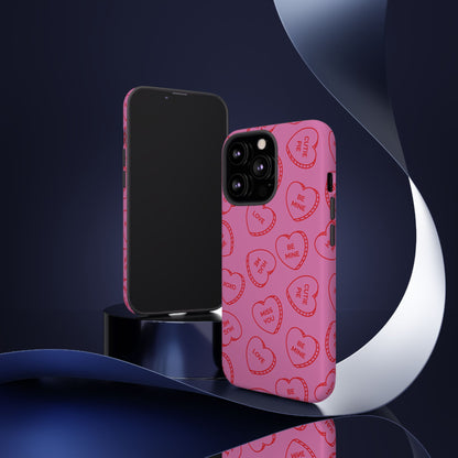 iPhone Case - Valentine Candy Heart Tough Case