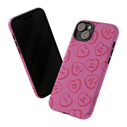 iPhone Case - Valentine Candy Heart Tough Case