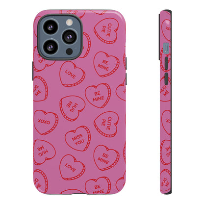 iPhone Case - Valentine Candy Heart Tough Case