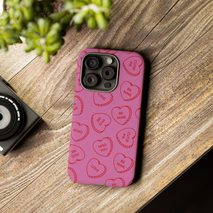 iPhone Case - Valentine Candy Heart Tough Case