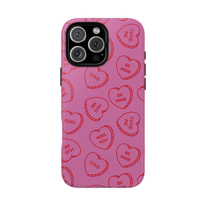 iPhone Case - Valentine Candy Heart Tough Case