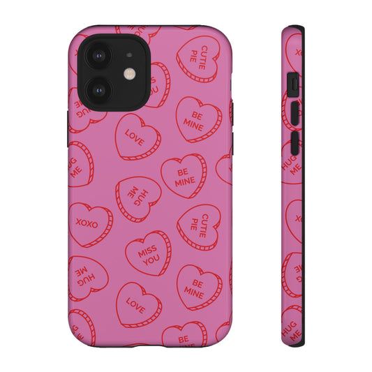 iPhone Case - Valentine Candy Heart Tough Case