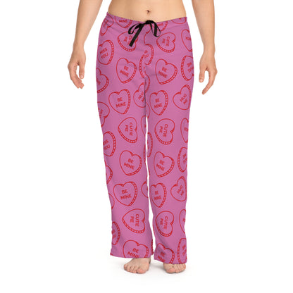 Valentine's Day Women's Pajama Pants - 'Love' and 'Be Mine' Pattern