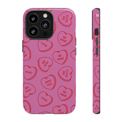 iPhone Case - Valentine Candy Heart Tough Case