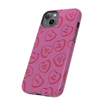 iPhone Case - Valentine Candy Heart Tough Case