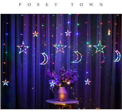 Moon Star Curtain Lights