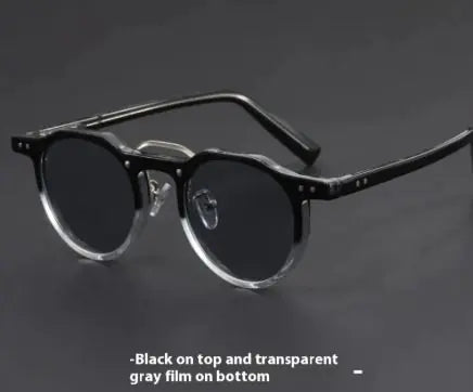 Vintage Round Transparent Sunglasses