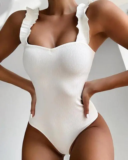 Ruffle Monokini: Summer Splash