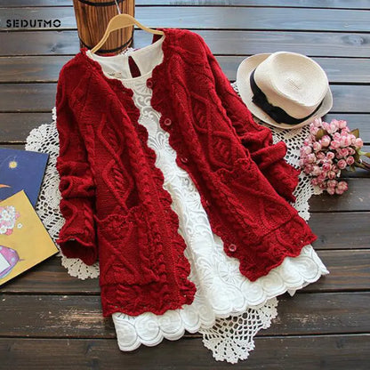 Crochet Sweater Knitting Cardigan