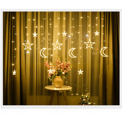 Moon Star Curtain Lights